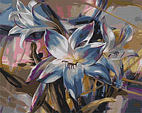 Картина по номерам Нарисованные цветы Картины в цифрах Раскраска 40х50 Brushme BS6762