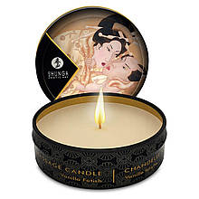 Масажна свічка Shunga Mini Massage Candle — Vanilla Fetish (30 мл) з афродизіаками