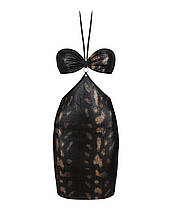 Сукня під зміїну шкіру Obsessive Vivianty dress M/L, чорна, фото 5