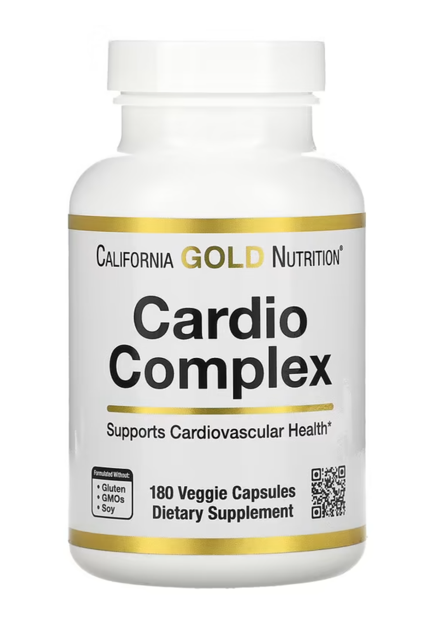 California Gold Cardio Complex 180 veg caps