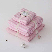 Комплект постільної білизни 150х200 рожевий No Brand 21177