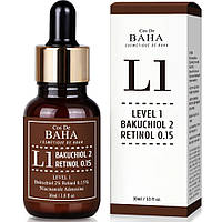 Омолаживающая сыворотка с бакучиолом и ретинолом Cos de Baha L1 Bakuchiol & Retinol Serum 30ml