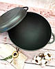 Казан чавунний 8 л WOK азіатський із кришкою-сковородою Syton, Сітон, фото 2