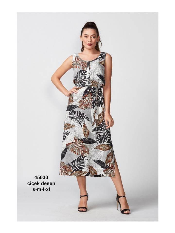 Плаття S-36 бежевий,чорний,білий Relax Mode 18869, фото 1