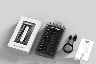 Універсальне ЗУ Xtar BC8 для AA/AAA 1.5V Li-Ion/Ni-MH, USB, QC3.0, LED індикатор, 8ch, Black, фото 6