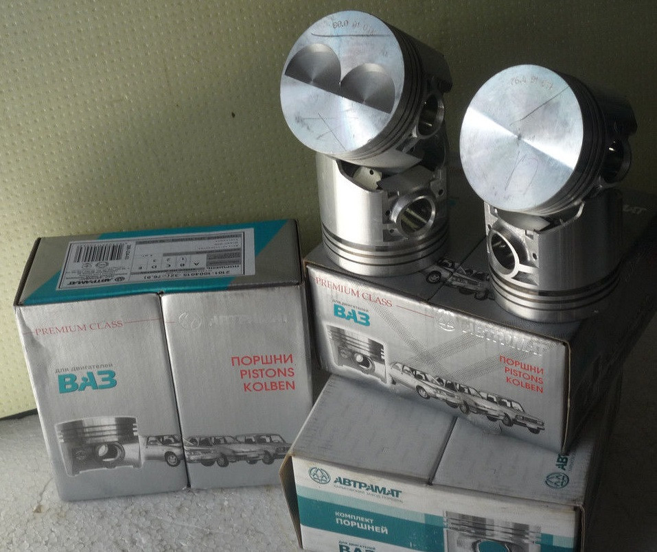 Поршні ВАЗ 2101 2102 2103 2104 2105 2106 2107 Нива Тайга 2121 21213 Автрамат 79.0 Д комплект