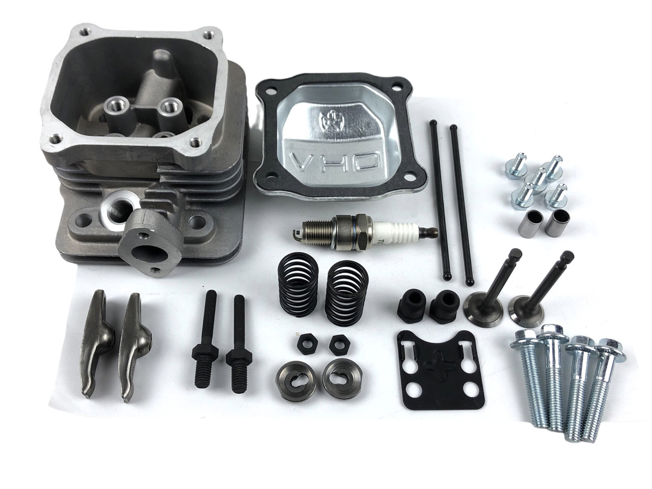 Головка блока циліндра 156F в зборі для генератора 4т 1-1,5кВт газонокосарки мотопомпи культиватора, фото 1