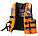 Рятувальний жилет водний Yamaha ХL 80-110 кг помаранчевий, фото 2
