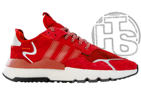 Чоловічі кросівки Adidas Nite Jogger Burgundy EE5870, фото 1