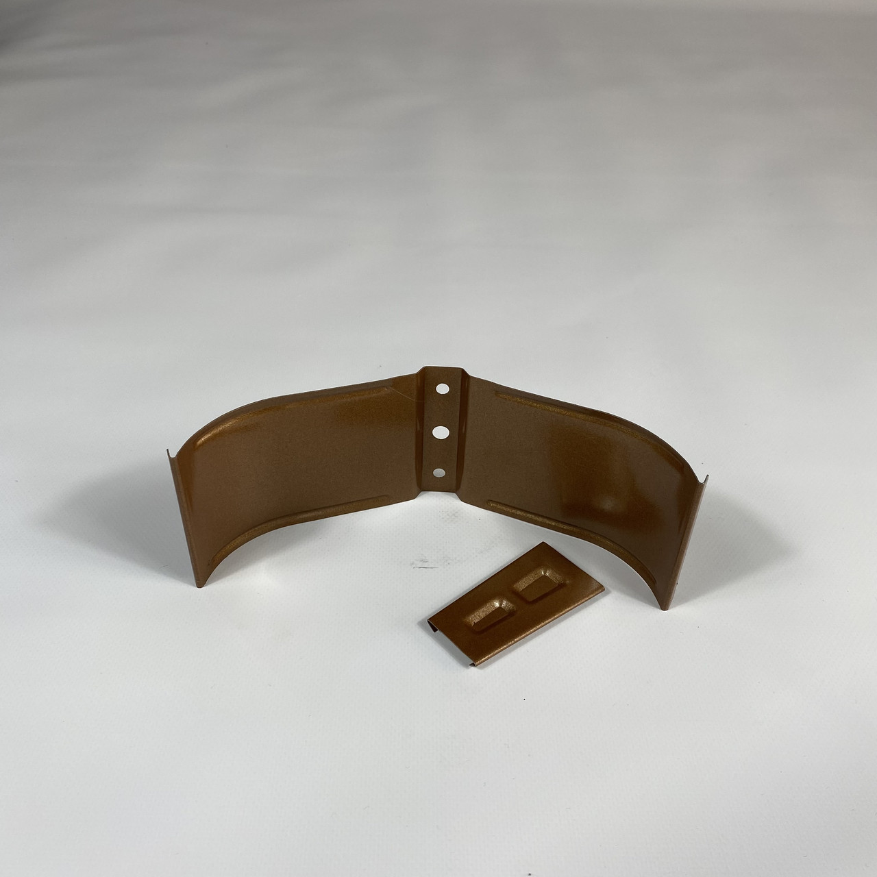 Кріплення труби під дюбель (без дюбеля) Stream 90 мм RAL 8003 Мідний металік, фото 1