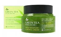 Увлажняющий крем BONIBELLE Green Tea Fresh Moisture Control с экстрактом зеленого чая