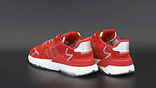 Чоловічі кросівки Adidas Nite Jogger Burgundy EE5870, фото 4