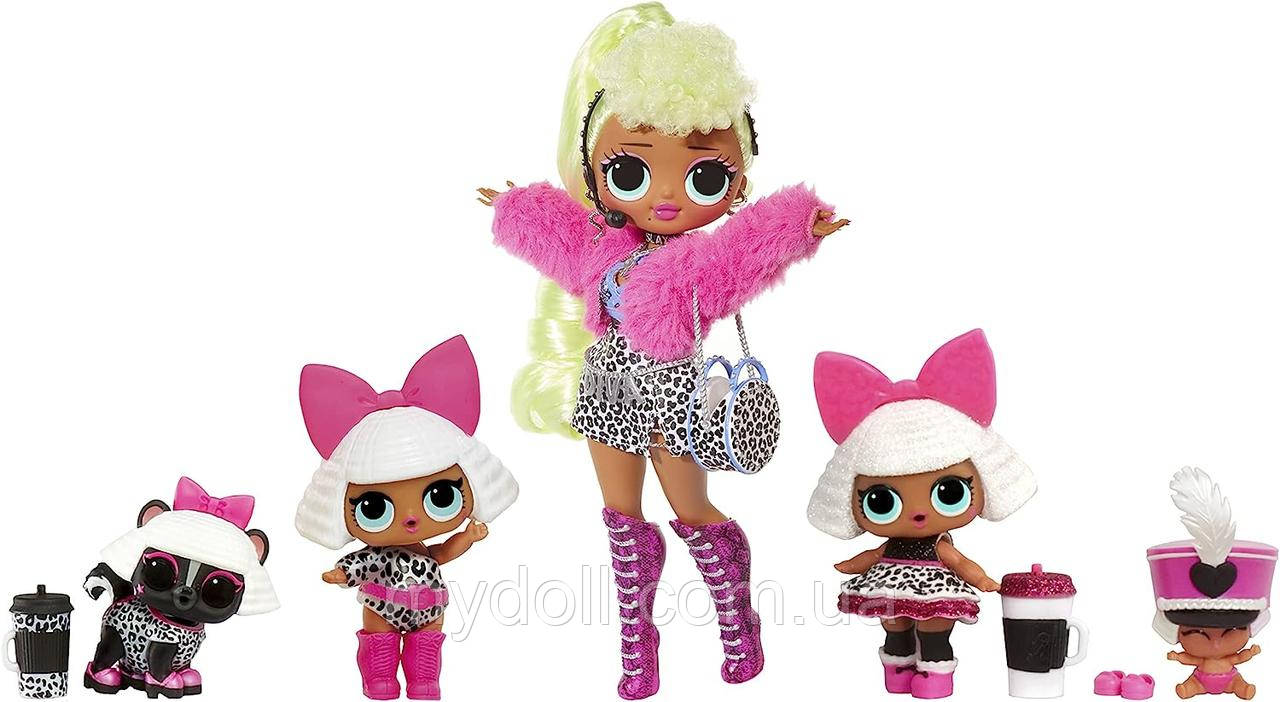 Ігровий набір Леді Діва Сім'я Ляльки ЛОЛ ОМГ L.O.L. Surprise! LOL OMG Diva Family 45 сюрпризів 424680 Оригінал