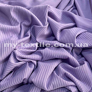 Трикотаж Мустанг ширина смужки 3x2 см Бузковий