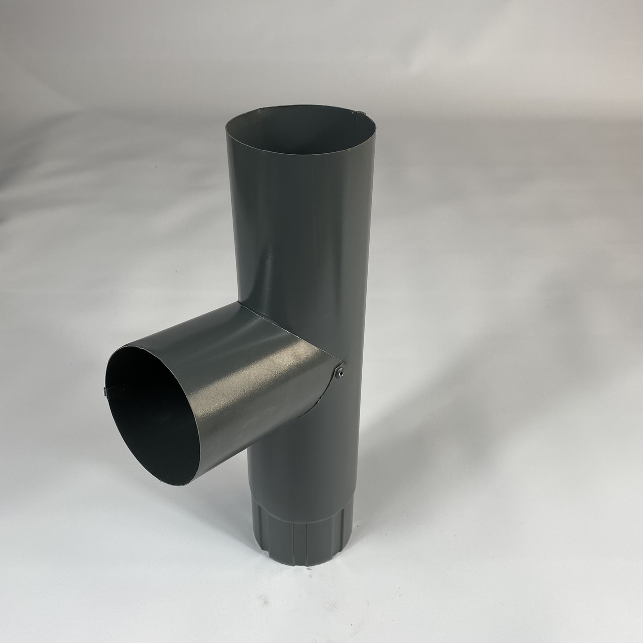 Трійник Stream 90 мм RAL 7024 Графітовий сірий графіт, фото 1