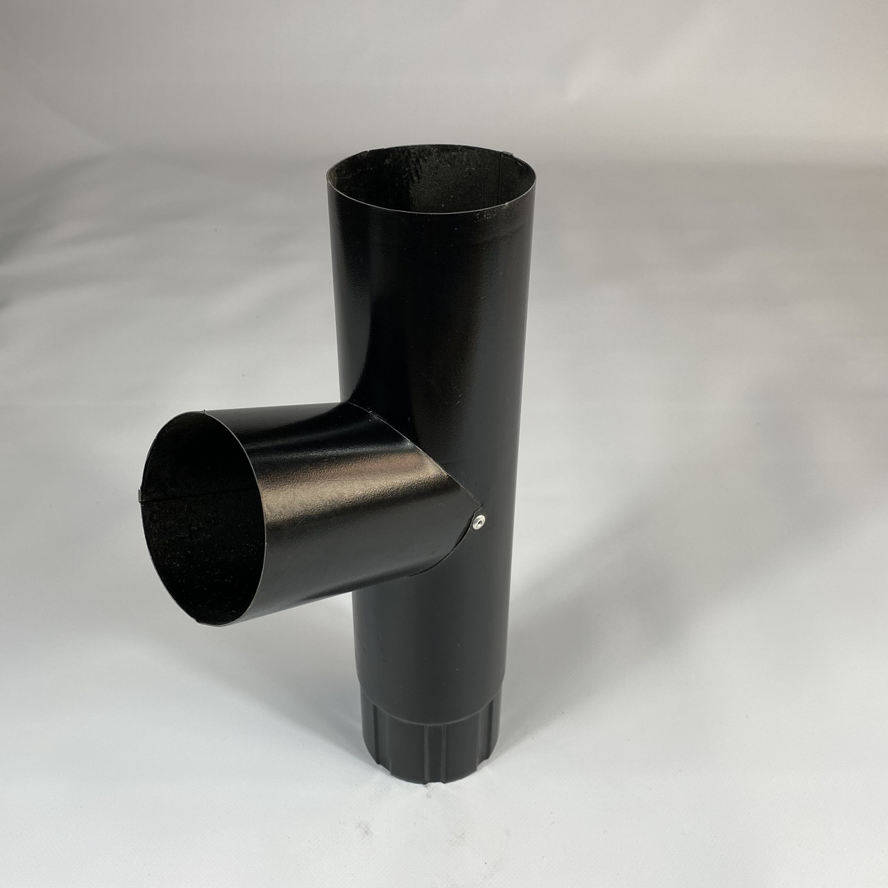 Трійник Stream 90 мм RAL 9005 Глибокий чорний, фото 1