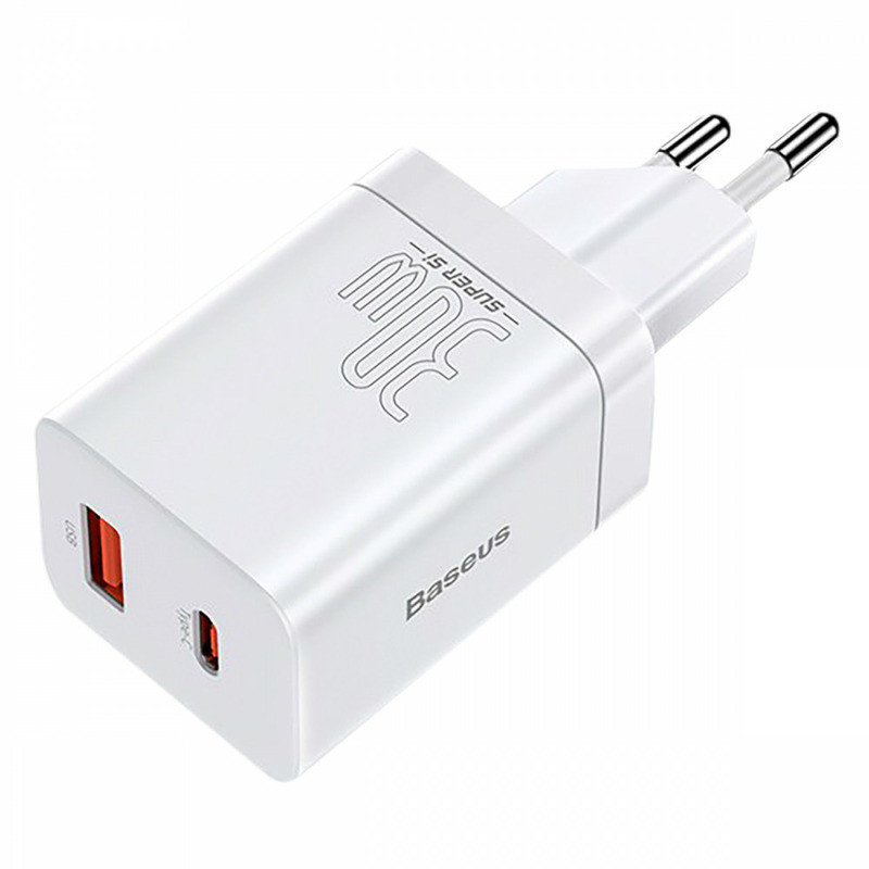Зарядное Устройство Baseus Super Si Pro Quick Charger Type-C+USB 30W ...