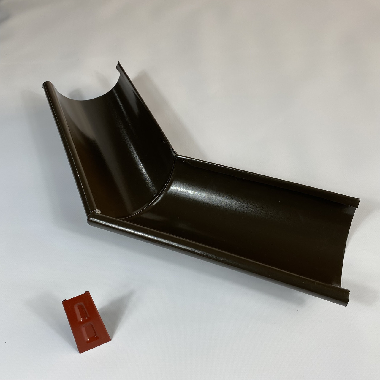 Кут ринви зовнішній 135º Stream 125 мм RAL 3009 Червоний окис, фото 1