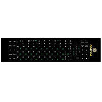 Наклейка на клавиатуру XoKo 68 keys UA/rus green, Latin white (XK-KB-STCK-MD)