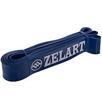Гумка для підтягувань Zelart 25-57 кг/кільцевий еспандер синій
