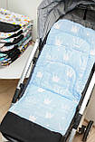 Вкладиш матрацик із захистом від бруду, фото 2