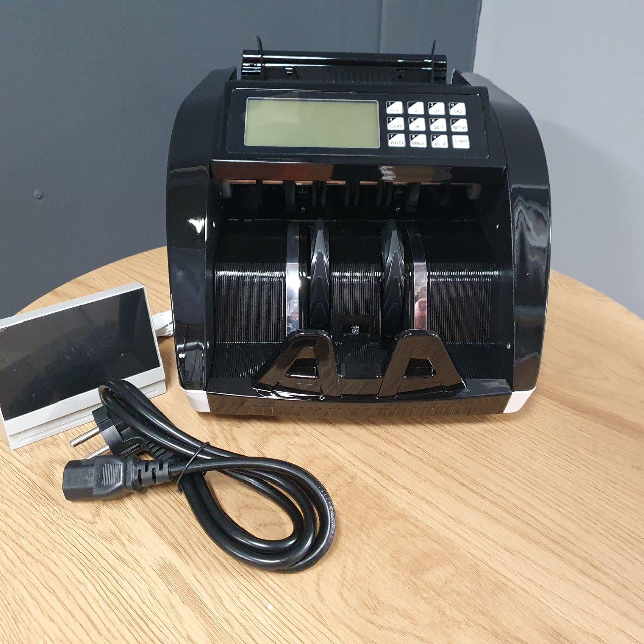 Машинка для подсчета денег bill counter, Детектор валют и счетчик банкнот AL-6100 Универсальная счетная машинк - фото 10 - id-p1752719934