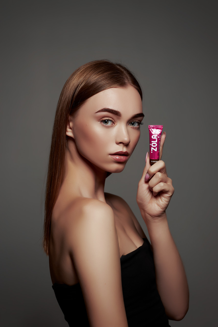 Фарба для брів "ZOLA", 03 Brown, фото 1