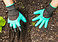 Садові рукавички з кігтями Garden Genie Gloves, фото 3