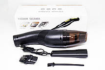 Автопилосос з вбудованим акумулятором Пилосос для авто 2 насадки CAR VACUUM CLEANER HY05, фото 5