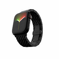 Ремінець Switcheasy Carbon Fiber Band чорний для Apple Watch 42/44/45/49mm (MAW245035BK22)