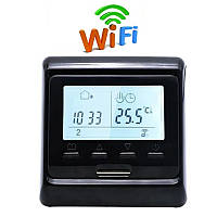 Wifi термостат для газового и электрического котла Minco Heat MK60L черный вайфай терморегулятор котлов