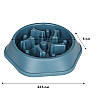 Чаша для собак таотаопети 119905 для повільної їжі синій, фото 5