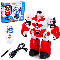 Интерактивный радиоуправляемый робот со звуковыми эффектами, EL-2166, Красный / Робот игрушка на радиоуправлении