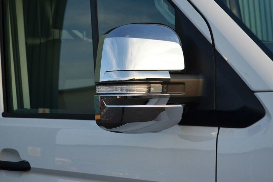 Накладки на дзеркала OmsaLine (4 частини, ABS) для Volkswagen Crafter 2017↗ рр.