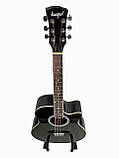 Гітара акустична Kaspar K206C BK (чохол, скарбничка, медіатор, струна, ключ), фото 4