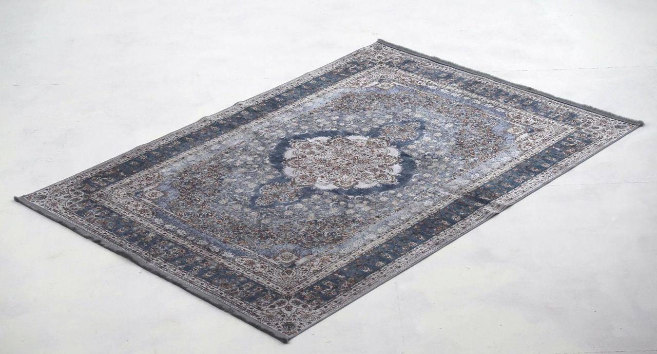 Килим 160х230 синій з бежевим Madame Coco 19268, фото 1