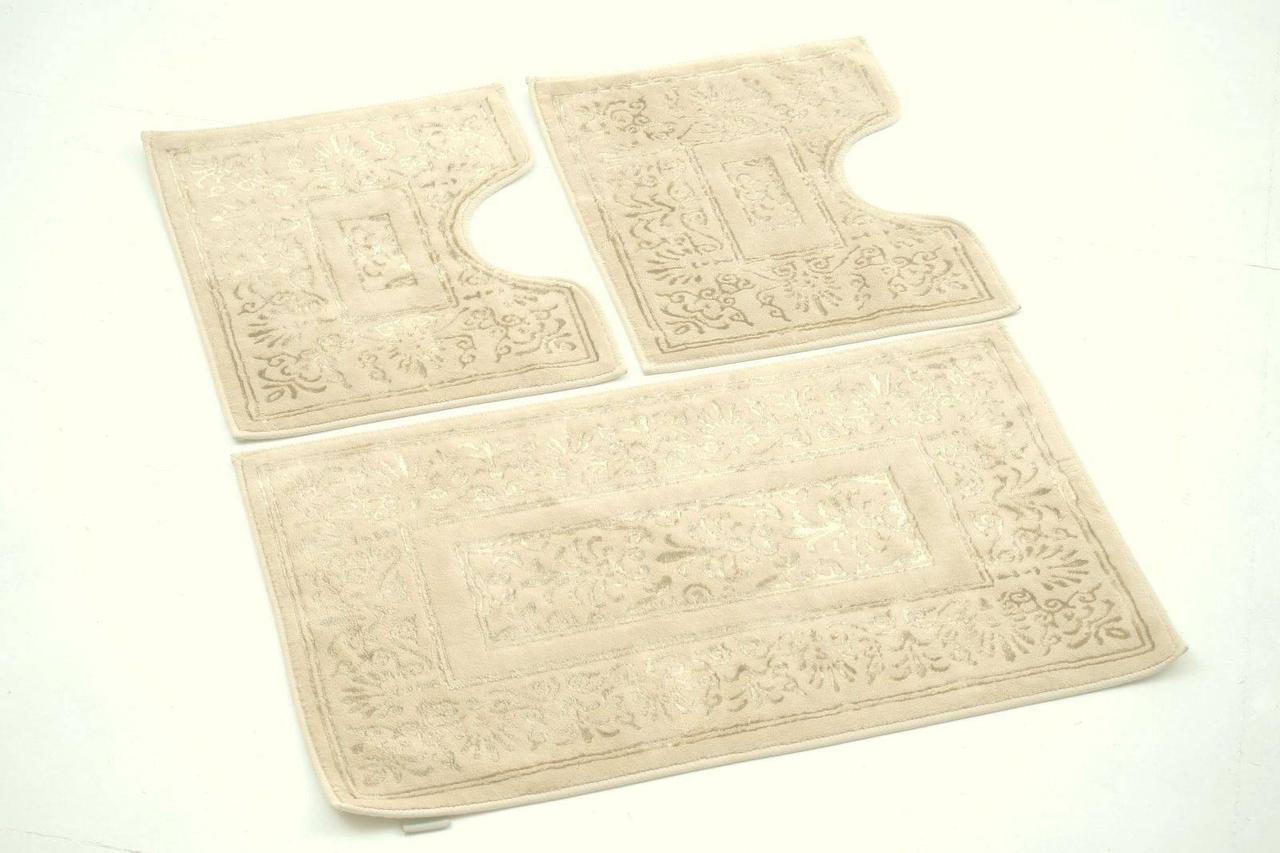 Килим 58х87 45х53- 2шт золотистий Cotton Life 12708, фото 1