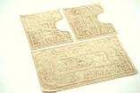 Килим 58х87 45х53- 2шт золотистий Cotton Life 12708, фото 2
