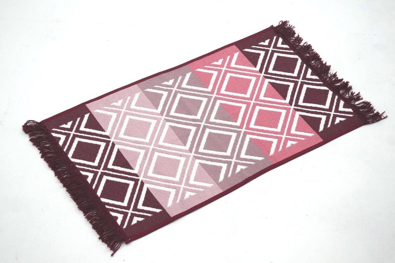 Килим 60х90 бордовий з рожевим Pavia 20645, фото 1
