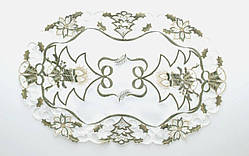 Новорічна серветка 30х45 білий TD Seul 9199