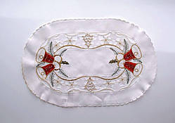 Новорічна серветка 30х45 білий TD Seul 9264