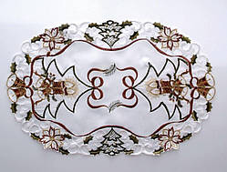 Новорічна серветка 30х45 білий TD Seul 9269