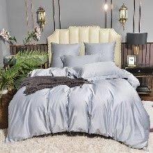 Комплект постільної білизни 200х230 сірий KuNmeng 21278, фото 1