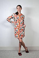 Жіночий халат S-36 помаранчевий Relax Mode 19908