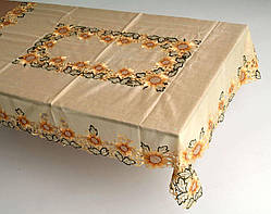 Скатертина 160х220 жовтий TD Seul 10411