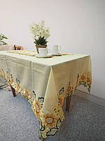 Скатертина на кухонний стіл соняшники 170*130 SX