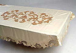 Скатертина 160х220 бежевий TD Seul 10421