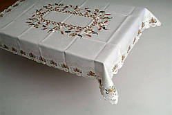 Скатертина 160х220 молочний TD Seul 10422
