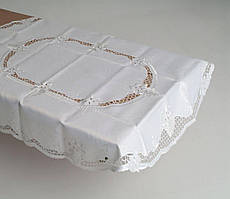 Скатертина 160х220 білий TD Seul 10457