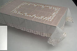 Скатертина 160х220 молочний TD Seul 10475